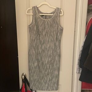 Elegant Gray Sleeveless Dress Talbots. Size 8